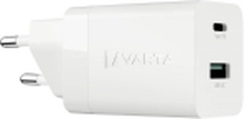 Varta Speed Charger 38 W USB-oplader 38 W Stikdåse Antal udgange: 2 x USB, USB-C®