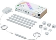 Nanoleaf Lines 90 Degress Smarter Kit - Trådløst lyssett - LED x 4 - 2 W - RGBW-lys - 1200-6500 K - linje