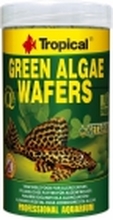 Tropical Green Algae Wafers, Akvariefisk, Tørr fiskemat, Blokk, Vitamin A, Vitamin C, Vitamin D3, Vitamin E, Kopper, Jod, Strykejern, Mangan, Molybdenum, Selen, Zink, 45%