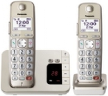 Panasonic KX-TGE262 - Trådløs telefon + ekstra håndsett