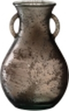 LEONARDO 049794, Krukke-formet Vase, Glass, Brun, Blank/Matt, Brun, Bord