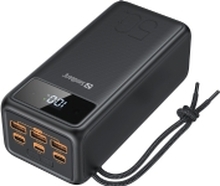 Sandberg Active - Strømbank - 50000 mAh - 185 Wh - 5 A - 3 utgangskontakter (USB) - på kabel: USB, USB-C