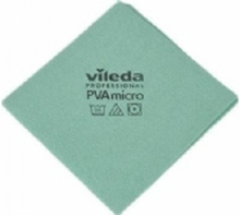 Microfiberklud PVAmicro 38x35cm grøn ,5 stk/pk
