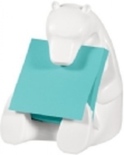 Post-It Pop-up Note Dispenser for 3 in x 3 in Notes, Bear design, White, 1 stykker, 50 ark