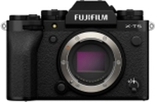 Fujifilm X -T5, 40,2 MP, 7728 x 5152 piksler, X-Trans CMOS 5 HR, 6.2K, Berøringsskjerm, Sort