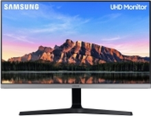Samsung U28R550UQP - UR55 Series - LED-skjerm - 28 - 3840 x 2160 4K @ 60 Hz - IPS - 300 cd/m² - 1000:1 - HDR10 - 4 ms - 2xHDMI, DisplayPort - mørkeblå/grå