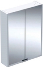 Ifo Option BAS spejlskab 500 x 140 x 662 mm, hvid, alu/glas