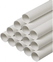 NILFISK Rør til rørsystem for centralstøvsuger, ø51 mm, hvid plast, længde 2 m.