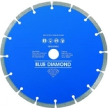 Carat Uni. klinge Ø125mm - Blue Diamond diamant, 10mm segment, tørskæring