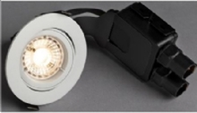 Comfort Quick Outdoor LED-downlight GU10 Hvid 3000K, 470 lm, 5,8W, 36° spredning, tilt 30°. Hulmål Ø85mm. IP23 PROFESSIONEL