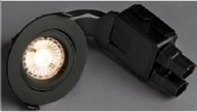 Comfort Quick Outdoor LED-downlight GU10 Antracit 3000K, 470 lm, 5,8W, 36° spredning, tilt 30°. Hulmål Ø85mm. IP23 PROFESSIONEL
