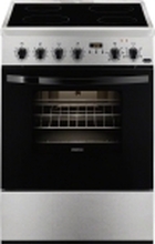 Zanussi ZCV65311XA, Built-in cooker, Rustfritt stål, Rotasjon, Rustfritt stål, Front, Elektronisk