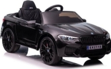 Lean Cars Enseter elbil for barn BMW M5, sortlakkert