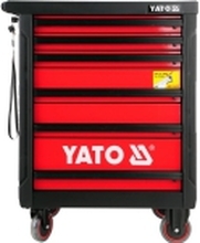Yato YT-5530, Stål, Sort, Rød, 6 skuffer, Kulelagerbaserte teleskopskinner, 25 kg, 35 kg