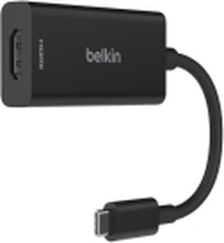 Belkin Connect - Video adapter - 24 pin USB-C hann til HDMI hunn - svart - 8K 60Hz støtte, 4K 144Hz støtte