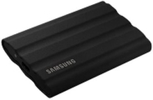 Samsung T7 Shield MU-PE2T0S - SSD - kryptert - 2 TB - ekstern (bærbar) - USB 3.2 Gen 2 (USB-C kontakt) - 256-bit AES - svart