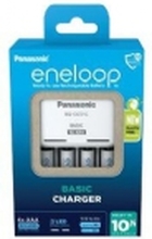 Panasonic eneloop Basic BQ-CC51 - Batterilader - plastic free - (for 4xAA/AAA) 4 x AAA - NiMH - 800 mAh (Europlug)