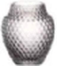 LEONARDO Poesia, Urne-formet Vase, Glass, Grå, Bord, Innendørs, 100 mm