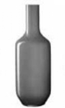 LEONARDO 41579, Flaske-formet Vase, Grå, Blank, Gulv, Innendørs, 500 mm