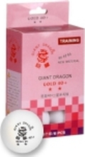 Giant Dragon Gold Star** Ping Pong Balls 6 Pieces (8332)