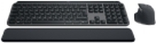 Logitech® | MX Keys S Combo - Tastatur og mus sett - bakgrunnsbelyst - trådløs - Bluetooth LE - QWERTY - Nordisk layout - Grafitt