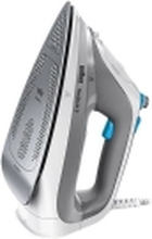 Braun TexStyle 9 SI 9270 WH - Dampstrykejern med automatisk slukking - såleplate: EloxalPlus FreeGlide 3D - 3100 W - hvit/grå