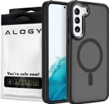Alogy Alogy Armored Case for MagSafe Ring Mag Case for Qi Chargers for Samsung Galaxy S23+ Plus Black