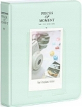 LoveInstant Fotoalbum 64 stk for Fujifilm INSTAX Mini 12 11 40 9 8 7s EVO LiPlay Link 2 SE / Pastellgrønn