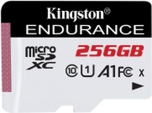 Kingston High Endurance - Flashminnekort - 256 GB - A1 / UHS-I U1 / Class10 - microSDXC UHS-I U1