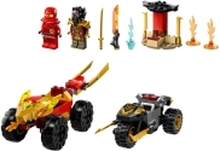 LEGO Ninjago Dragons Rising 71789 - Kai and Ras's Car and Bike Battle