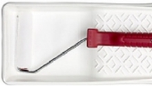 Anza minirullesæt glat 10cm - Elite (Filt) t/glatte flader, m/malebakke, minirulle & skaft