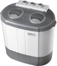 Camry Premium CR 8052 vaskemaskine Top-indlæsning 3 kg Grå, Hvid