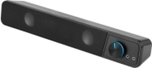 SPEEDLINK BRIO - Lydplanke - USB - 6 watt - svart