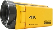 Easypix Aquapix WDV5630 - Videoopptaker - 4K / 30 fps - 13.0 MP - flashkort - under vannet inntil 5 m - gul