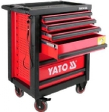 Yato YT-0902, Stål, Sort, Rød, 6 skuffer, Kulelagerbaserte teleskopskinner, 25 kg, 35 kg