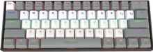 DeLUX Wireless Mechanical Keyboard Delux KM33 BT RGB (grey/white) - Tastatur - Grå