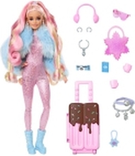Barbie Travel Barbie Doll with Snow Fashion Barbie Extra Fly