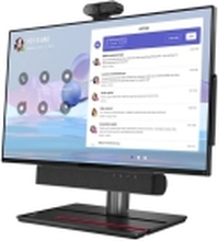 Lenovo ThinkSmart View Plus - Videokonferansesett (camera, beregnesystem, Viewplus Stylus Pen) - med 3-års Lenovo Premier Support + First Year Maintenance - svart
