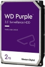 WD Purple 2TB SATA 6Gb/s CE HDD 3,5 tommer intern 256MB Cache 24x7 Bulk