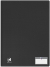 ELBA Memphis utstillingsbok, DIN A4, med 50 lommer, svart laget av PP, med etikett (15102909)