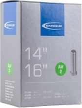 SCHWALBE AV2 (32-47x288-305) Schrader 40 mm Made of 20% recycled old tubes. Auto valve with complete screwed thread.,