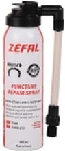 ZÉFAL Repair spray 100 ml Repairs and pumps the inner tube without needing to remove the tire. Works also for tubeless tires., For