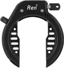 AXA Ren2 Ring lock Black, AXA Ren is a standard frame lock with an extra wide opening to create more space for tire and mudgu, Ø61 mm,
