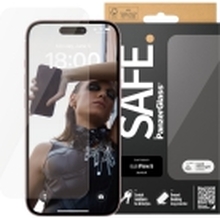 SAFE. by PanzerGlass - Skjermbeskyttelse for mobiltelefon - ultrabred passform - glass - for Apple iPhone 15