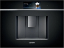 Siemens iQ700 CT718L1B0 - Automatisk kaffemaskin - innebygd med melkeskummer - 19 bar - svart