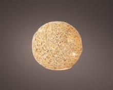 Lumineo Ball Micro20led15cm Gold W/Glitter485729