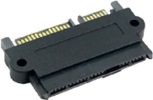 CoreParts - SATA / SAS-adapter - 29-pins intern SAS (SFF-8482) (hunn) til SATA-kombo (hann) - svart