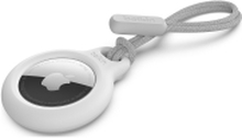 Belkin - Sikker holder med stropp for tapfri Bluetooth-tag - hvit - for Apple AirTag