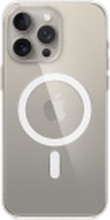Apple - Baksidedeksel for mobiltelefon - MagSafe-samsvar - polykarbonat - blank - for iPhone 15 Pro Max