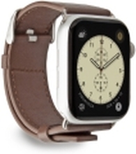 SBS Eco Leather urrem til Apple Watch 42/44/45/49mm. Brun